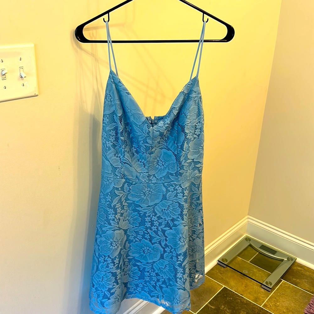 Blue dress